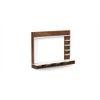 Primax Grande Engineering Wood Wall Mount TV Entertainment Unit Set Top Box Stand/TV Cabinet with Shelves for Books & Décor Display Unit Bed Living Room Upto 50 Inches (Brown Maple & White)