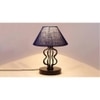 Diana Blue jute Shade Iron Table Lamp