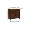 Elder Sheesham Wood Contemporary Cabinet In Provisional Teak Finish