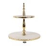 Marble 2-Tier Cake Stand