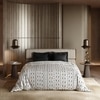 Stoa Paris Satin Comforter, 300TC Comforters for King Size Bed or King Black-White Gold