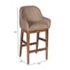 Bistro Bar Chair In Provisional Teak Finish