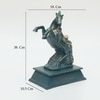 Orum Polyresin Figurine in Peacock Blue Colour