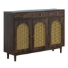 Flow Sheesham Wood  Shoerack  In Provincial Teak Finish