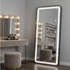The Artment Black Halo Square Unbreakable Floor Mirror For Home (160 X 50 CM)
