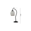 Multicolor Mosaic Glass Curvy Table lamp with Iron Base (EN21)