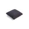 Spencer Black Solid 18X18 Inches Cotton Cushion Cover