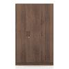 Zoey Engineered Wood 3 Door Wardrobe in Classic Walnut Finish