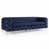 Cherish Fabric Sofa - Navy Blue