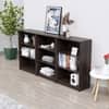 Hexa Engineered Wood Bookshelf Multipurpose Storage Rack in Flower Wenge Colour