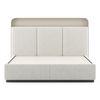 Valeria Upholstered King Bed In Dual Tone Finish