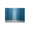 Truss Blue Grey Pieces Night Rain Canvas Wall Prints Canvas Wall Prints Set of 3 Multicolor Matte