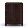 Magellan Solid Wood Bedside Table in Mahogany Finish