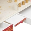 D'Dass White Sheesham and Mdf Wooden Temple For Pooja In Home and Office