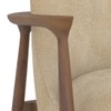 Dakota Lounge Chair In Stria Beige Colour