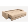 Calliro 3 Seater Pull Out Sofa cum Bed  in Cream Colour