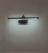 Slimline 3 Colour Led Adjustable Swivel Picture Light In Pearl Black Finish