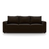 Apollo 3 Seater Leatherette Sofa in Chocolate Colour