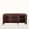 Opal Solid Mango wood Sideboard with 3 Door in Provincail Teak Finish