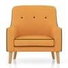 Hagen Lounge Chair in Harvest Yellow Colour
