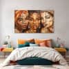 The Castle Decor Women Abstract Wall Painting Wooden Framed Digital Painting 27x48 Inch (Style 2)