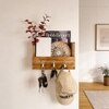 Tivoli Wooden Wall Organiser With Key Holders