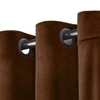 Stoa Paris Velvet Curtains for Window, Premium Dim-Out Curtain for Pack of 2, Date Night - Caramel Caress