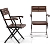 Masai Arm Chair Teak Finish Set of 2