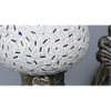 Gus Antique Metal Double Wall Mounted Lamp with Multicolor Mosaic Glass