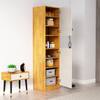 Hexa Red Wooden 2 Door Wardrobe with Hanging Space in Giant Wood and Frosty White Colour