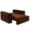 Skult  Pull Out Sofa cum Bed  in Brown Colour