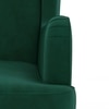 Genoa Wing Chair In Luxe Green Colour