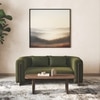 Reno 2 Seater Fabric Sofa In Deep Olive Velvet Colour