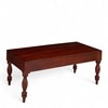 Hudson Sheesham Wood Traditional Rectangle Coffee Table In Honey Finish