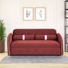 Jayen 3 Pull Out Sofa Cum Bed In Pink Colour