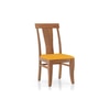 Fabio Dining Chair Set Of 2 In Colour Matty Yellow And Finish Amber Walnut