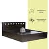 Erinnyes Engineered Wood King  Size Bed With Drawer Storage (Melamine Finish)