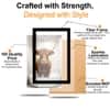 The Castle Decor Funny Highland Cow Taking Shower Wall Art 8x12 Inch (Style 1)