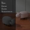 Whiskers Collection Bunny Rabbit Pouf Seating For Kids Room Pink & Blue Set Of 2