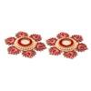 Set of 2 Rajasthani Handcrafted Diya Decor