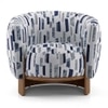 Eclipse Lounge Chair in Pixel Blue Colour