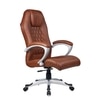 Classic High Back Executive Revolving Chair In Tan