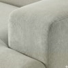 Sophisticated Wood Right Aligned 2-Seater With Upholstery Non Storage Sofa In Grey Colour