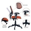 Goolda Low Back Ergonomic Chair in Orange Colour