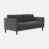 Tharoli Velvet 2 Seater Sofa in Grey Colour