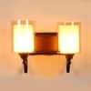 Eliante Haye Iron Wall Light With Glass In Gold And Brown Colour