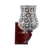 Devansh Solid Wood Electric Wall Light in Multi Colour with Multi Shade Count of 1 Light