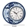 Cream Gold Solid Wood Swarna Chandra Wall Clock By DisooFashions