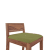 Oribi Solid Wood Dining Chair Set Of 2 In Teak Finish