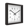Classic Numerals Square Wooden Wall Clock
